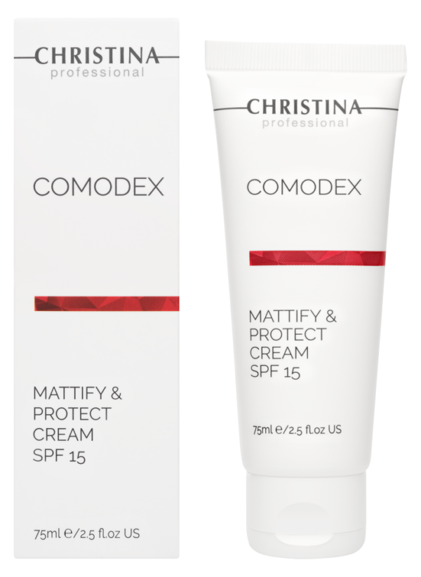 CHRISTINA Comodex Mattify & Protect Cream SPF 15 75ml - Image 2