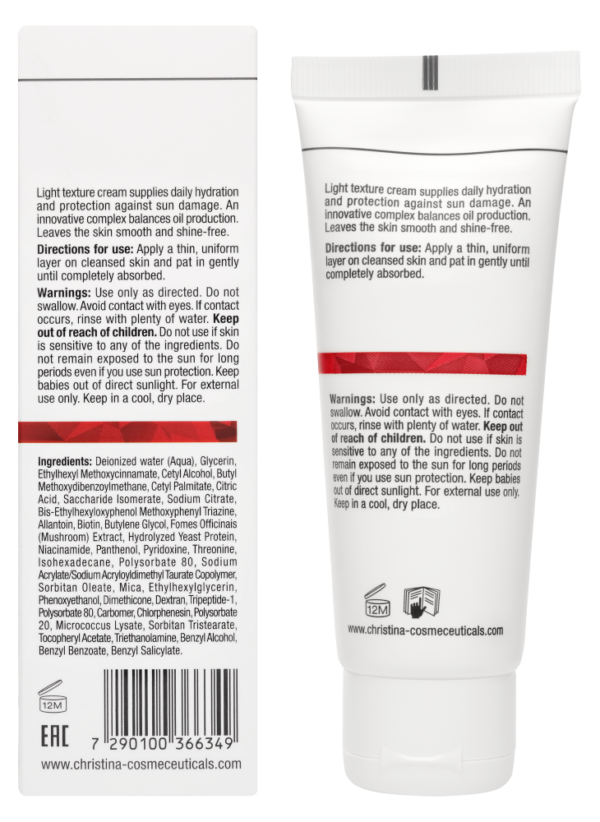 CHRISTINA Comodex Mattify & Protect Cream SPF 15 75ml - Image 3