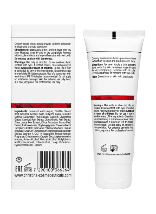 CHRISTINA Comodex Scrub & Smooth Exfoliator, 75ml - Image 3