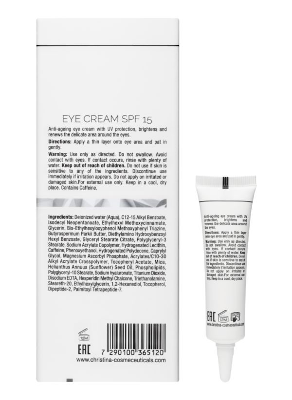 CHRISTINA Illustrious Eye Cream SPF15 30ml - Image 3