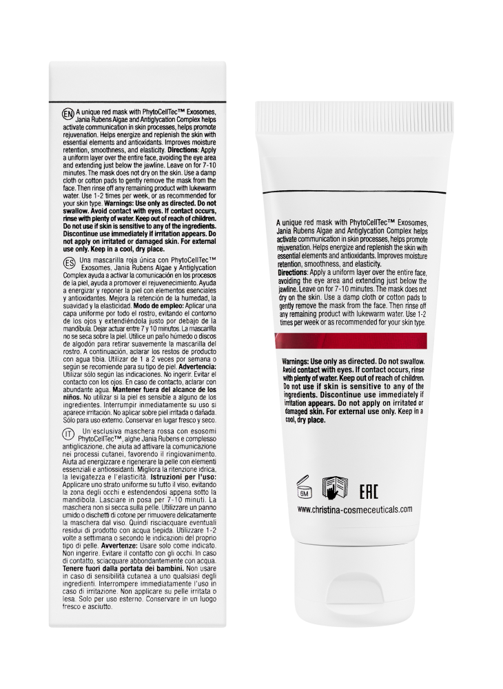 CHRISTINA Muse Red Mask with exosomes, 75ml - Image 4